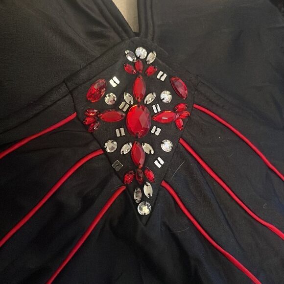 Womens plus size 2xl/3xl tankini swimsuit /bathing suit 3 piece black nwt/nwot - Picture 4 of 8